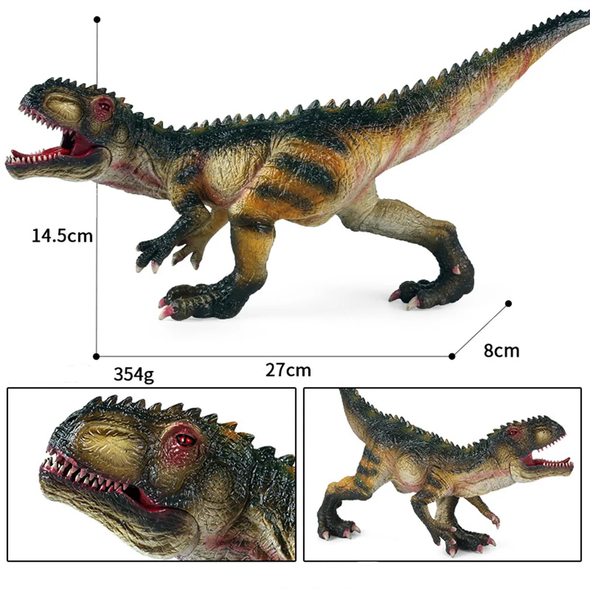 Модель гиганотозавра Carcharodontosaurids фигурки животных динозавры новый коллекционный