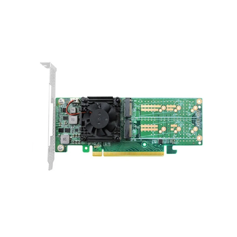 Фото 4-портовая интерфейсная плата M.2 NVMe PLX8747 Control PCIe X16 Адаптер расширения для серверного решения для хранения №3