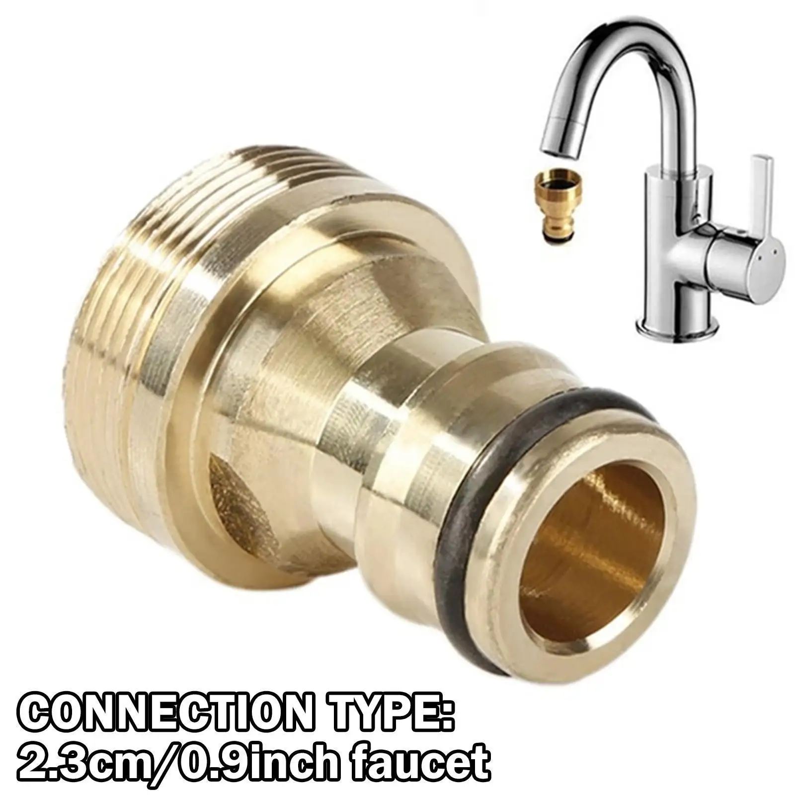 

Kitchen Utensils Universal Adapters Pipe Joiner Fitting Faucet Adapter For Tap Kitchen Faucet Tap Connector Mixer Hose Adap B6d1