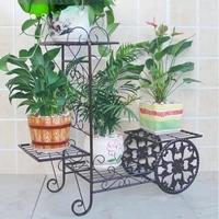 premium grade decorative tiered plant flower iron stand for flowerpots