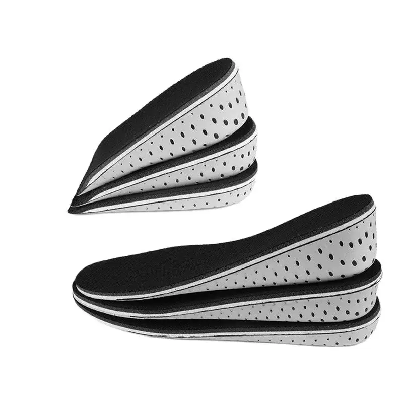 Freetie Official Store Half/full Height Increase Insole Pad EVA Breathable Heel Lifting Inserts Shoe Pads Unisex Shoes Sneakers 