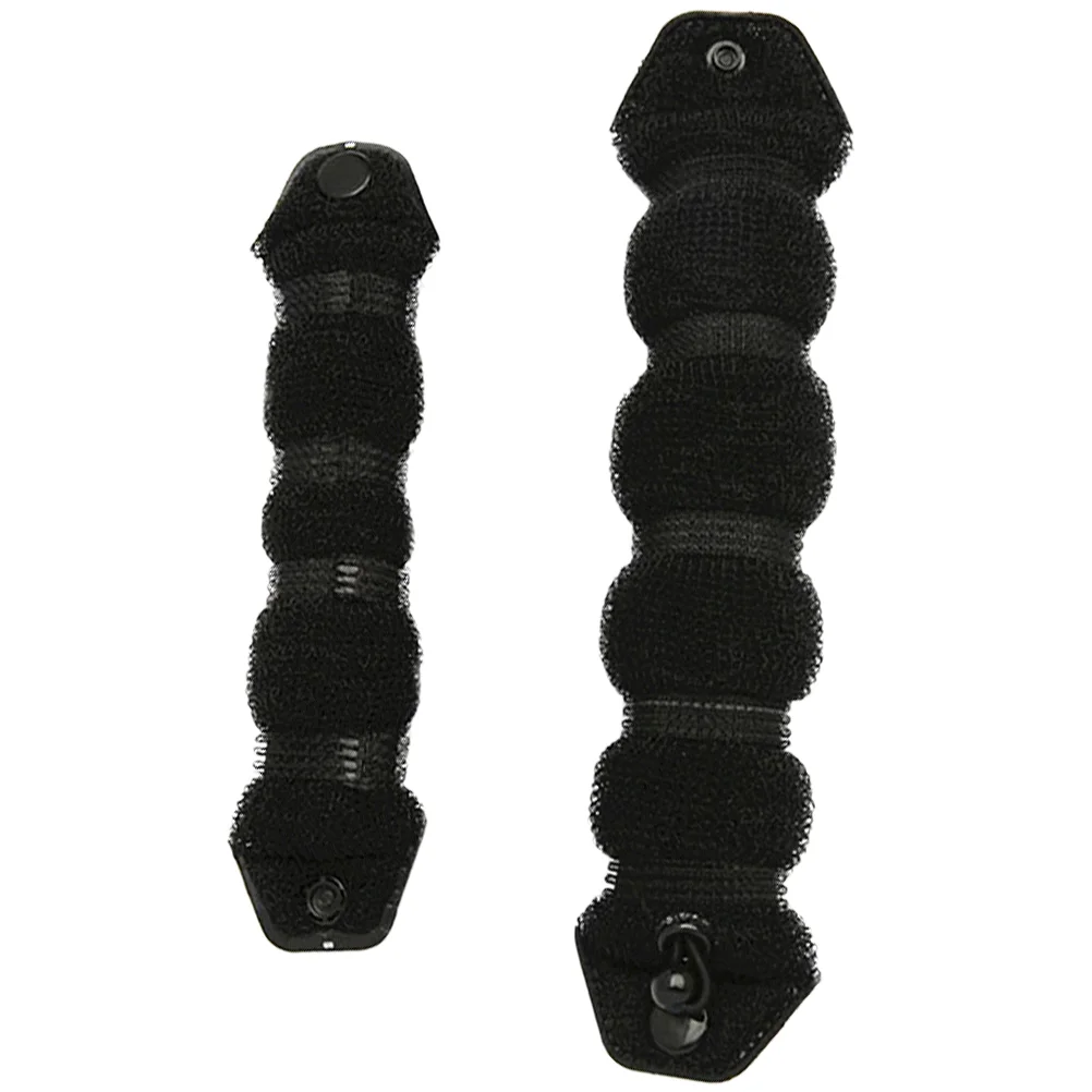 

2 Pcs Meatball Hair Iron Donut Bun Maker Accessories Thin Donuts Lazy Curler Updo Tools Shaper