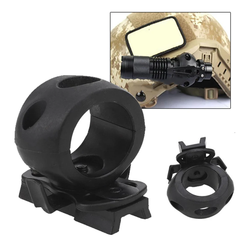 

Hot Sale 30mm Helmet Special Lighting Flashlight Support Tactical Helmet Clamp Adaptor Outdoor Sports Cycling Headlight Holder