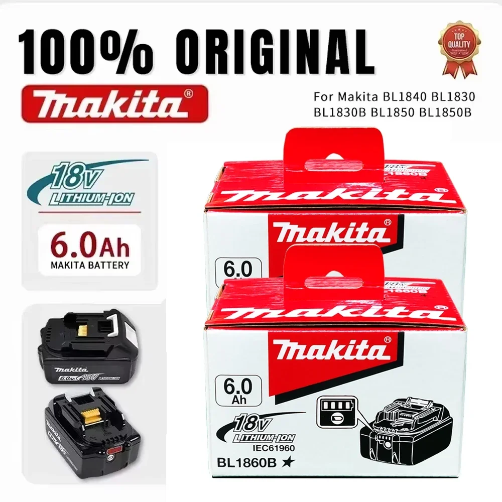 Литий-ионный аккумулятор DHL BL1860 6AH для Makita 18 В