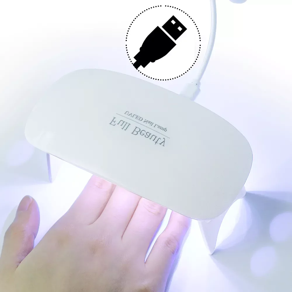 

2023NEW LED Lamp Nail Dryer Mini Portable USB Interface UV Lamp Single Finger Curing Gel Nail Polish Manicure Tools Home Use FBM