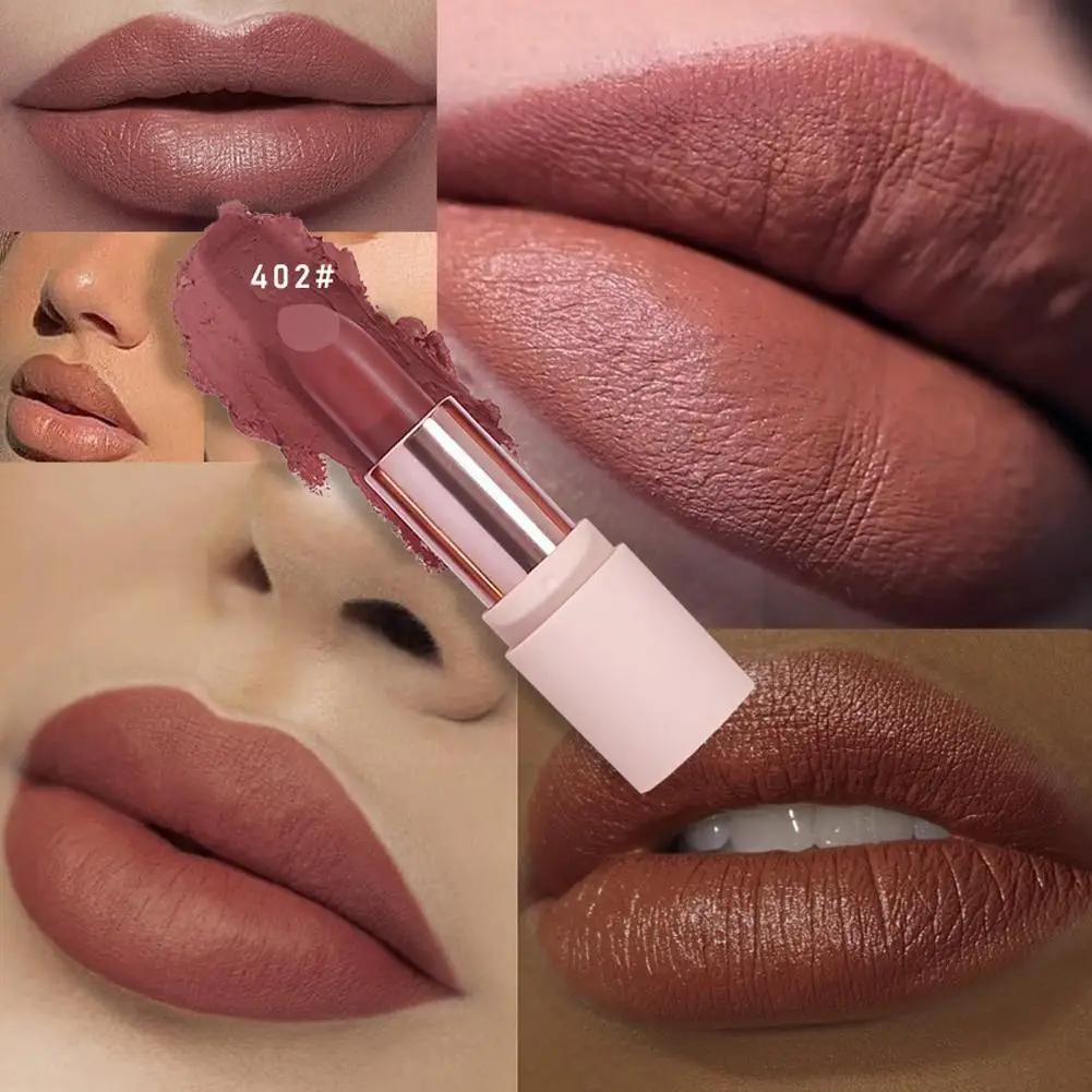 

Lipstick Makeup Velvet Matte Lip Gloss Waterproof Long Lip Red Nude Tint Women Cosmetic Sexy Lipstick Lasting V0I7