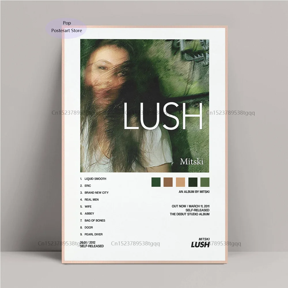 GX816 Новинка MITSKI пышный чехол с отслеживанием альбома поп-музыки Звездные Плакаты