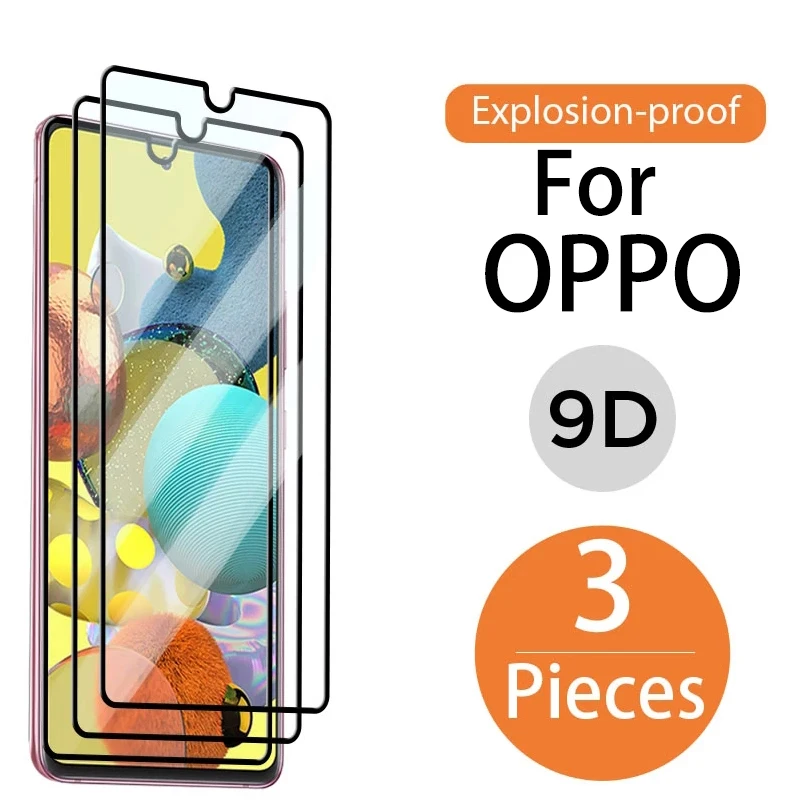 

Для Oppo K9 K7 K7X K9S F19 F17 F19S F11 F15 Pro 5G Взрывозащищенная черная рамка 9D HD Закаленное стекло Защитная пленка полное покрытие