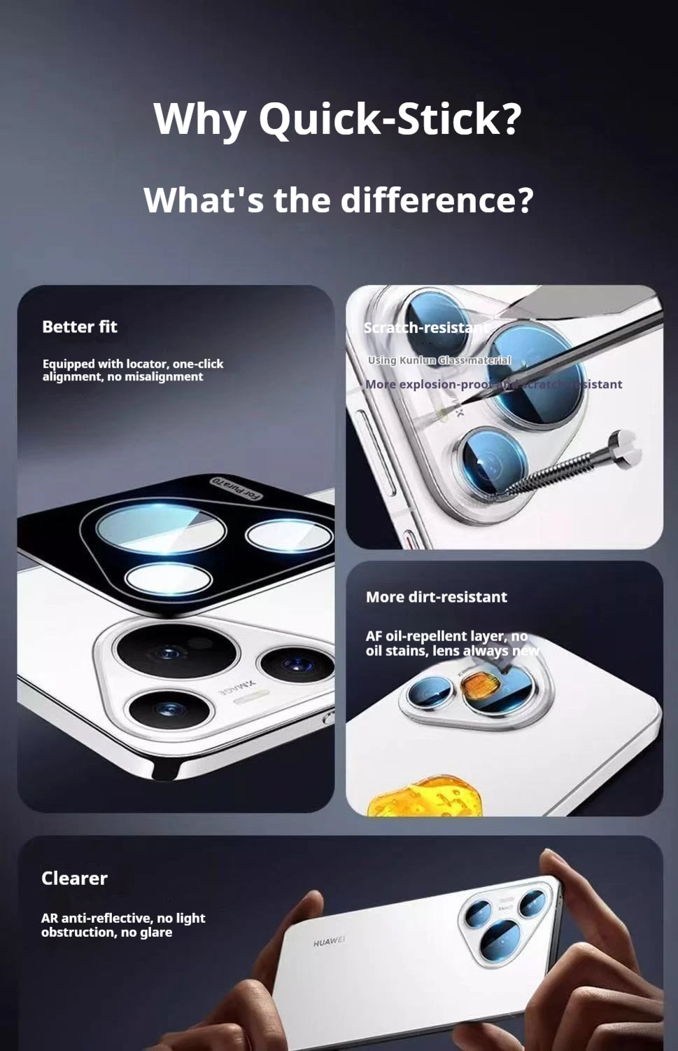 Фото Защитная пленка для объектива камеры IQOO Z11, VIVO X300 Pro, IQOO 15T, 13, VIVO X200 Ultra, X100 Ultra №3