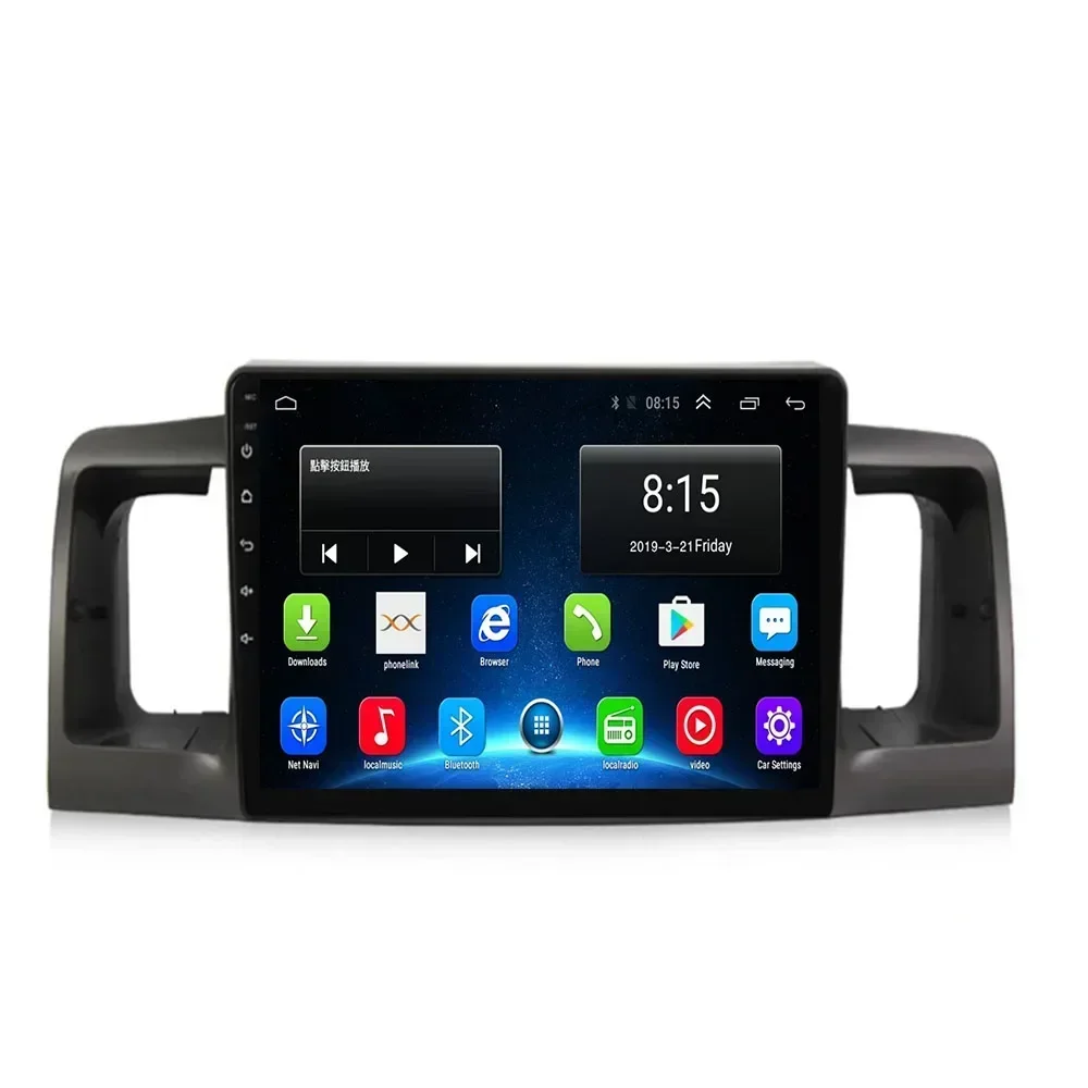 8G 128G 2 din Android 13 автомобильный радиоприемник для Toyota Corolla E120 BYD F3 2din стереоприемник
