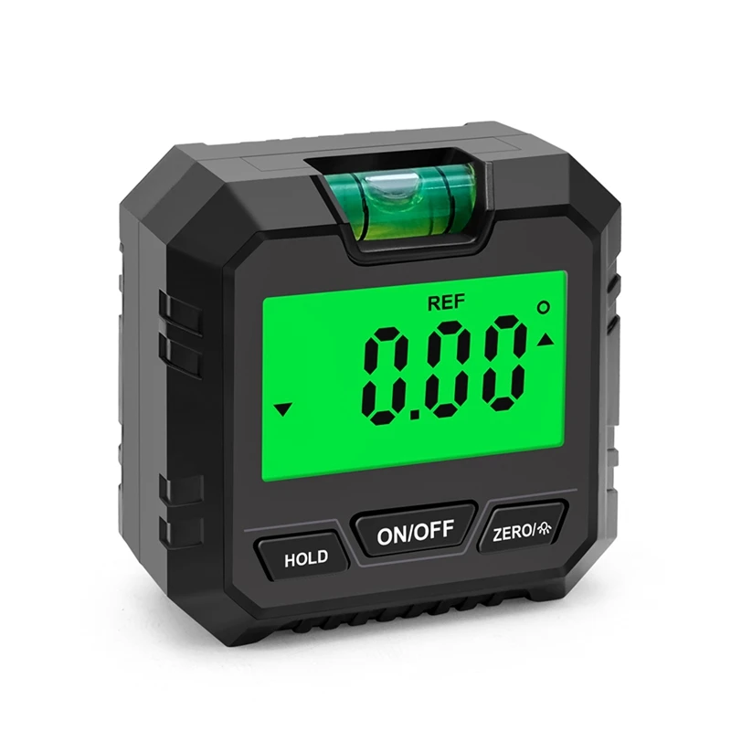 

2X Mini Digital Protractor Inclinometer Electronic Goniometer Level Angle Measurement Meter Finder Level Box Black