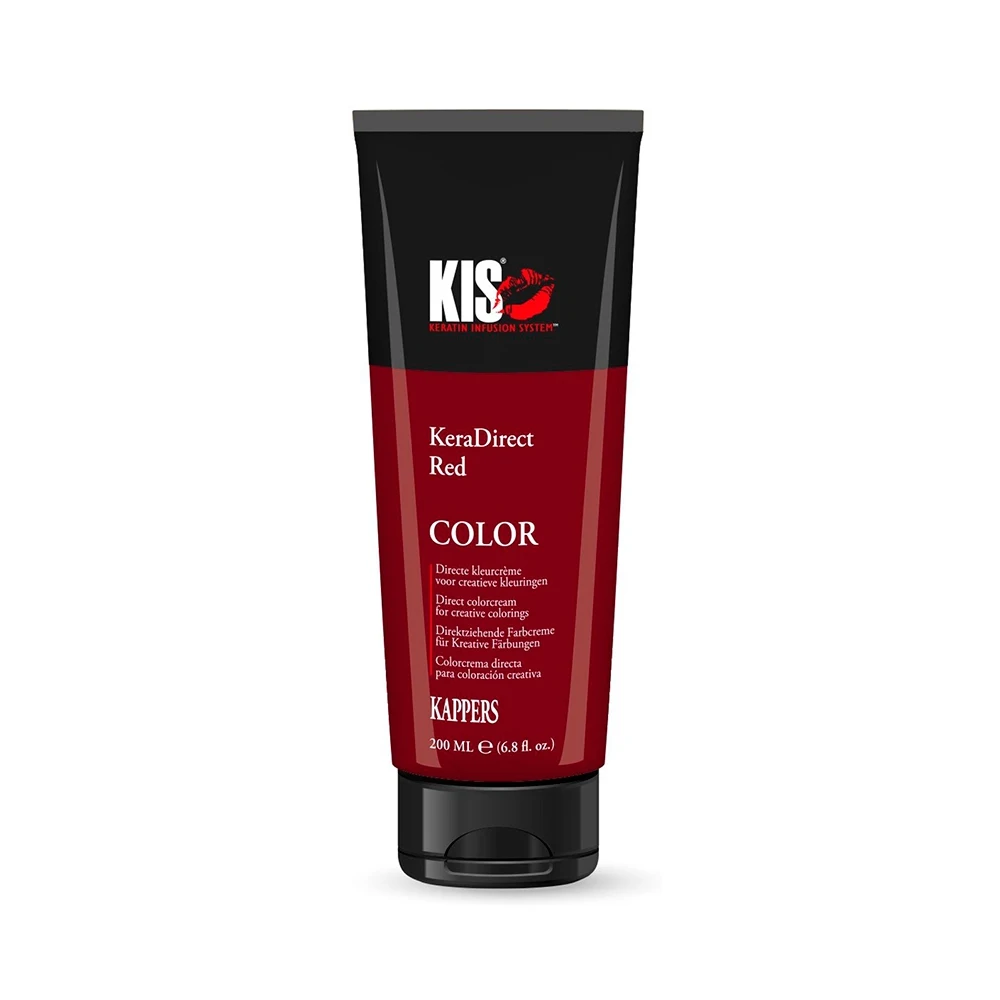 KIS KeraDirect Red (Красный) - кератиновая безаммиачная краска для волос прямого действия