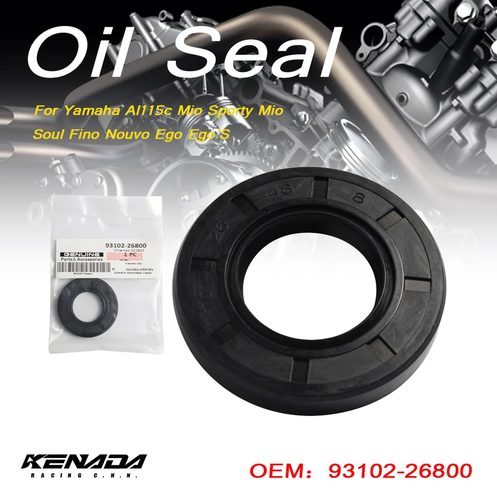 

93102-26800 Transmission Oil Seal For Yamaha Al115c Mio Sporty Mio Soul Fino Nouvo Ego Ego'S