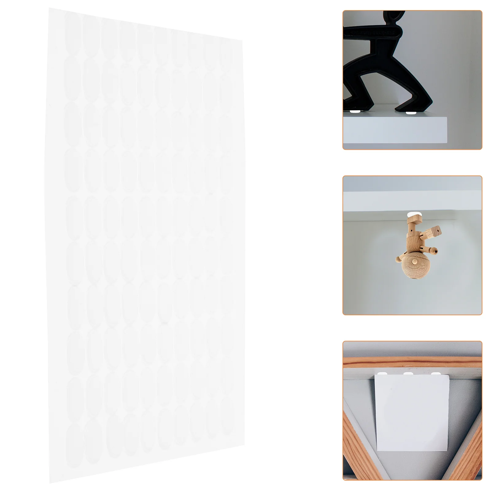 500 шт. гелевые точки для плитки прозрачные липкие ногти нанопоклей двухсторонняя