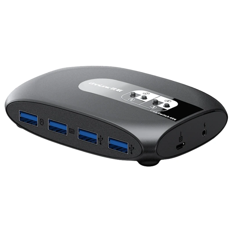 

Unnlink USB 3.0 KVM Switch 2 Or 4 Pcs Share 4 Pcs USB Devices Hub Keyboard Mouse U Disk Printer For Computer PC Laptop