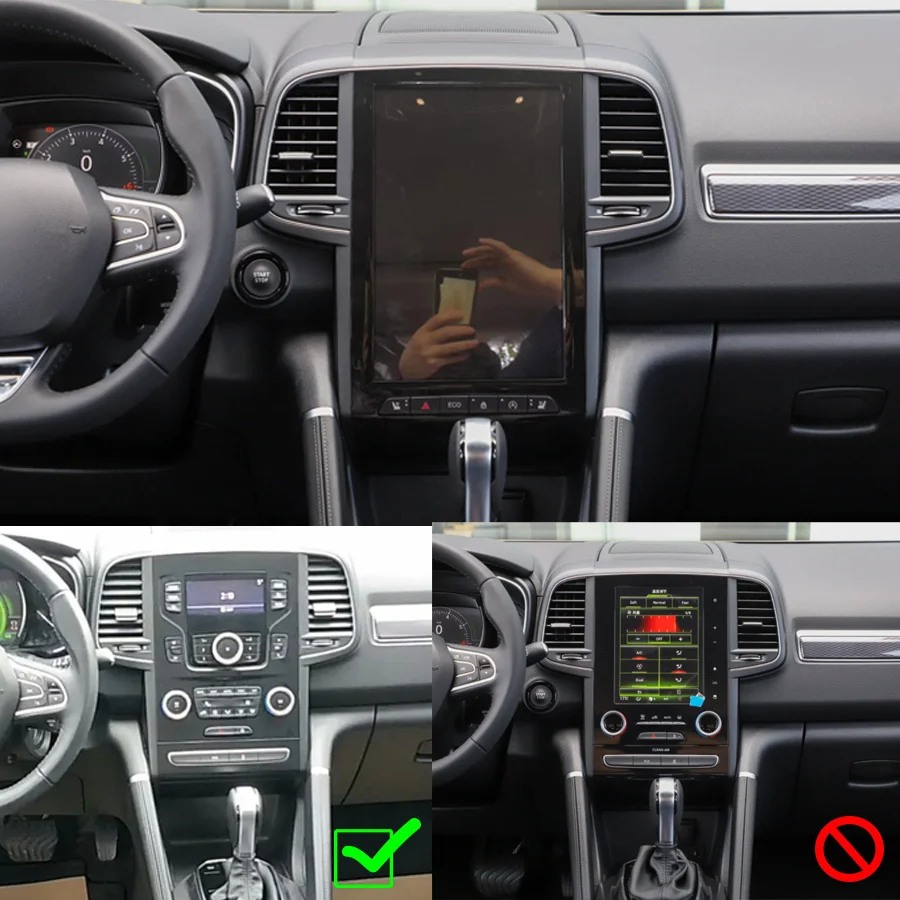 Автомагнитола 12 8 дюйма Android 11 для Renault Samsung SM6 Talisman Koleos Megane 4 2017-2019