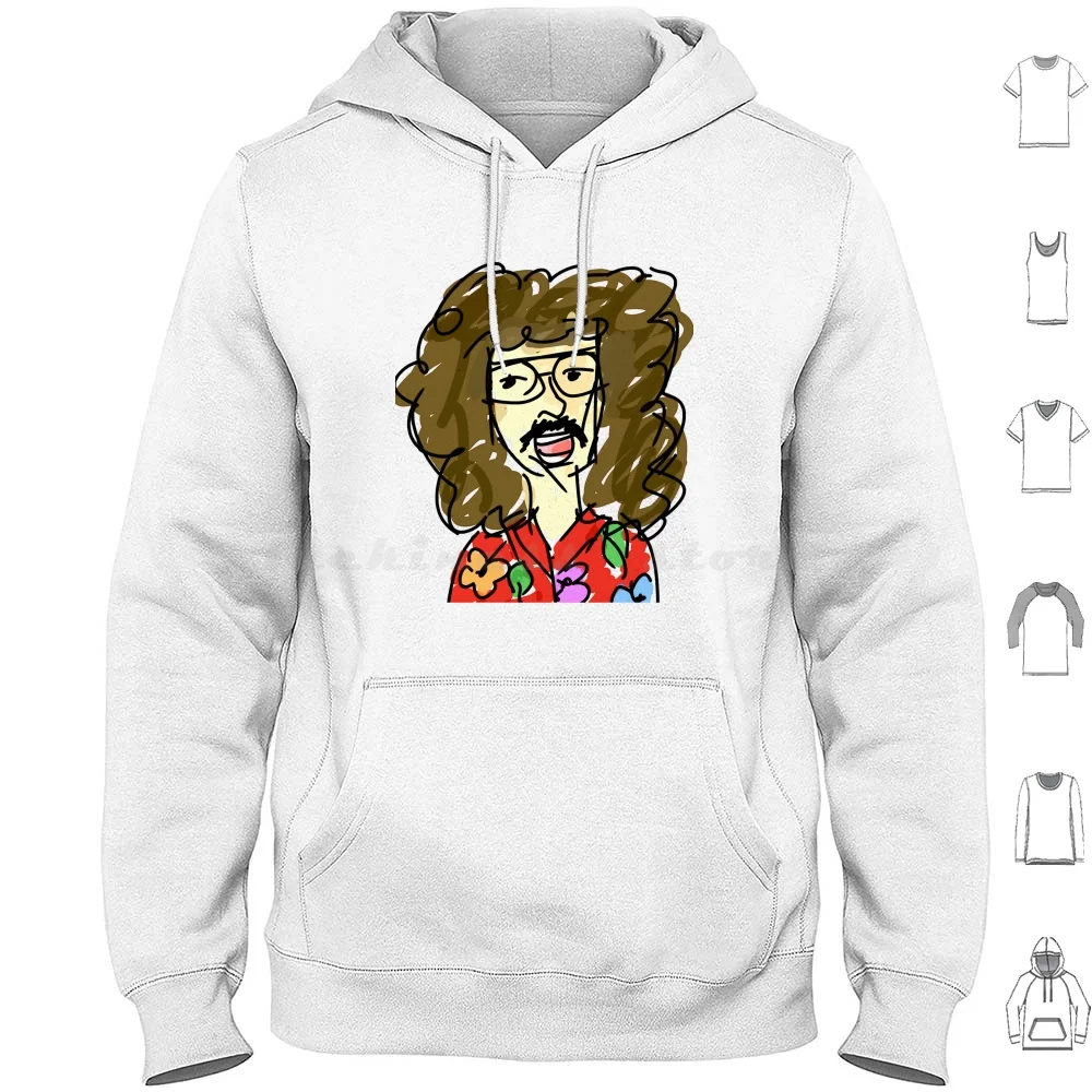 

Таинственный необычный Al Yankovic подарки кинофанат Толстовка из хлопка с длинным рукавом секретный необычный Al Yankovic фанат фильма странный Аль