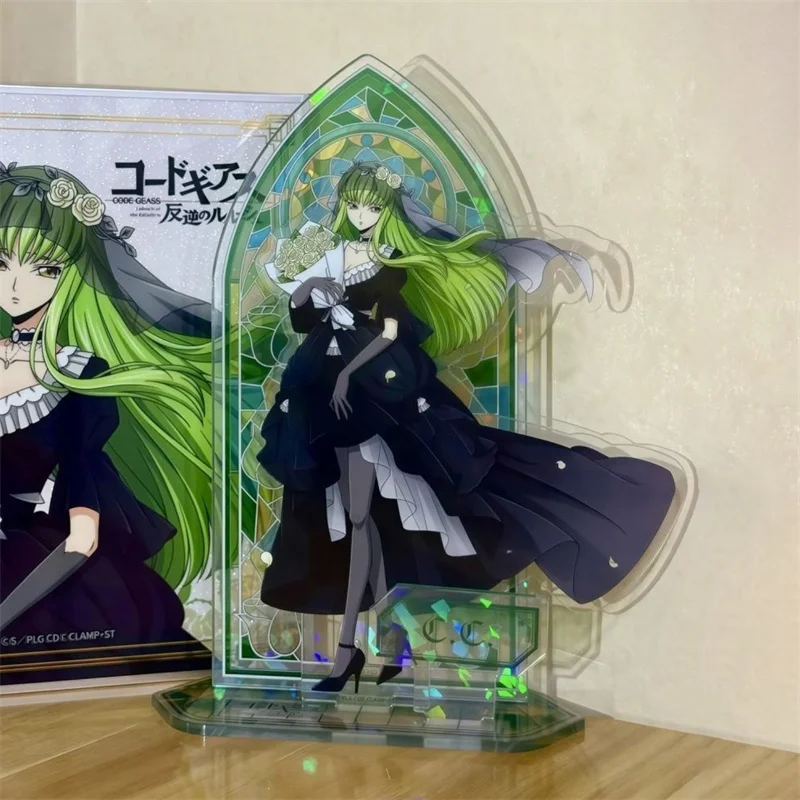 Фото Аниме CODE GEASS: Лелуш Восставший противостоящим, С.С. Акриловая подставка для косплея, настольные фигурки, украшения, аксессуары для демонстрации, реквизит №1