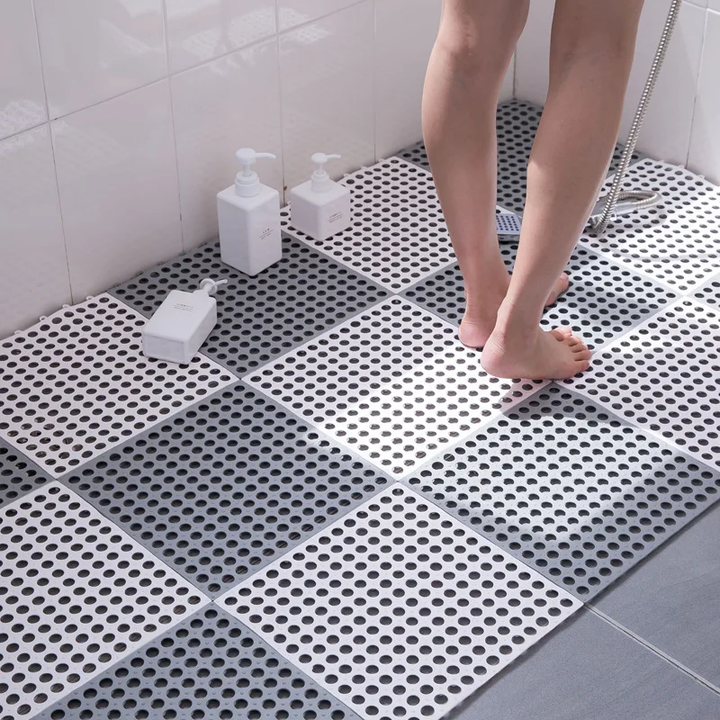 

Bathroom Non Slip Mat Splicing Foot Mat Household Toilet Shower Room Bathroom Floor Mat New Waterproof Mat Stitching Foot Pad