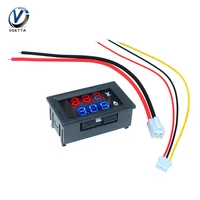 dc 100v 10a voltage and ammeter blue red led dual digital voltmeter ammeter five wire voltage and current can be fine tuned