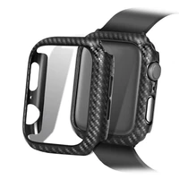 watch protective case%c2%a0hard%c2%a0pc%c2%a0anti fall%c2%a0carbon fiber pattern smart watch protector cover shell%c2%a0for apple watch 1234567se%c2%a0