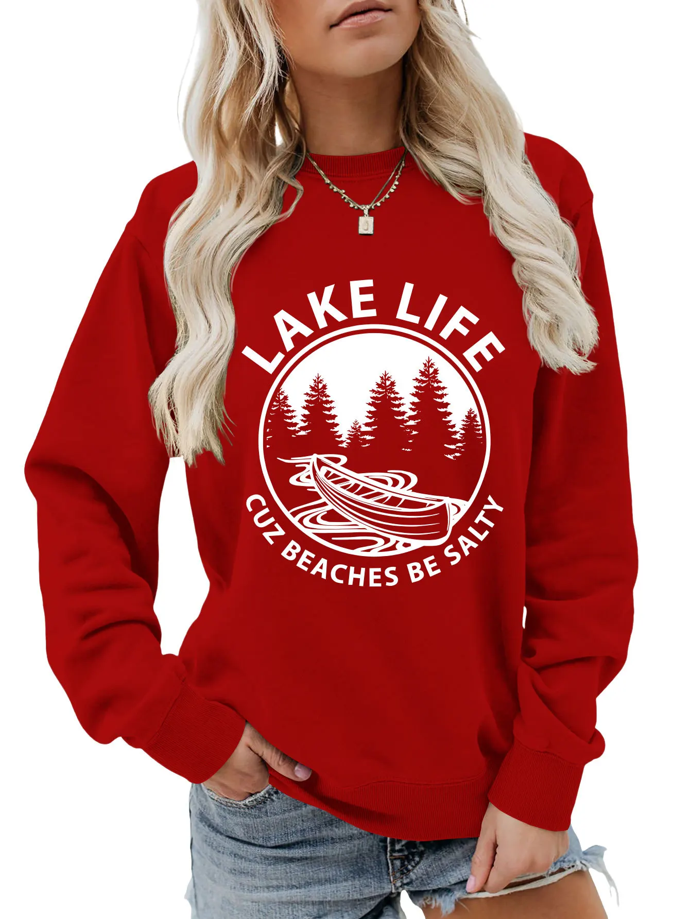 Женская футболка с длинным рукавом и принтом повседневный Свободный Топ круглым