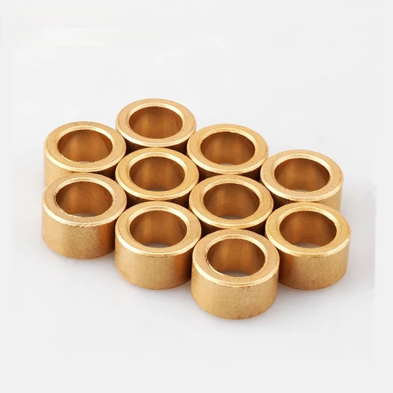 2-10pcs brass Copper Base Bushing Inner Diameter 3mm 4mm 5mm 6mm 8mm 10mm 12mm Bearing Sleeve For Slide Block |