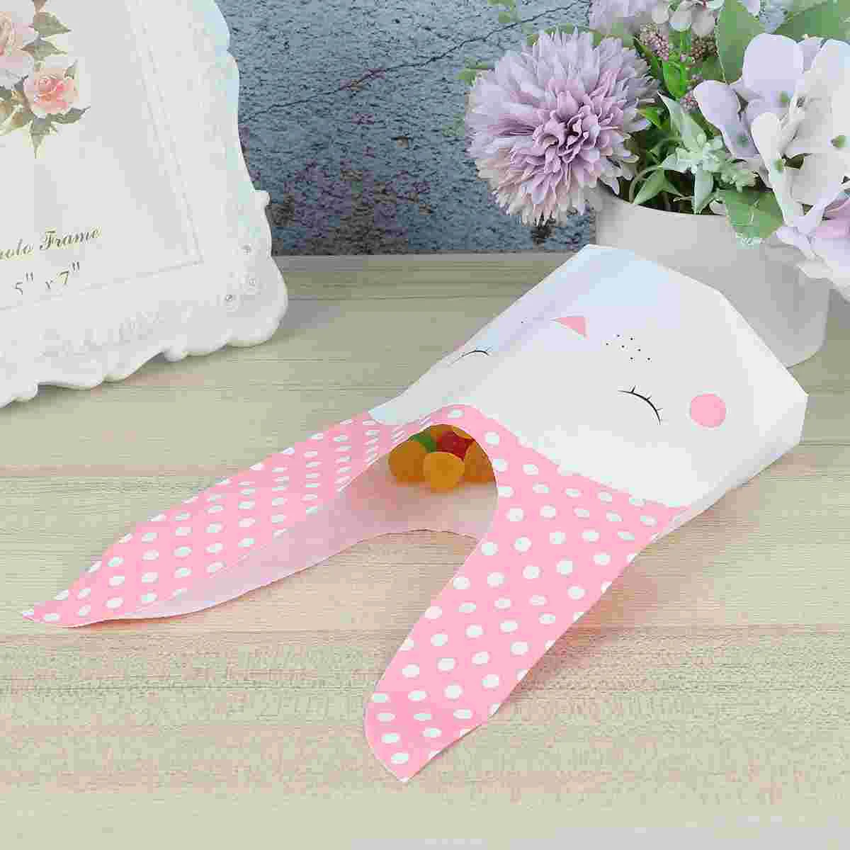 

Bags Candy Bag Animal Party Rabbit Kids Goodie Gift Easter Wrap Treat Baby Loot Shower Birthday Favor Tote Bunny Funny