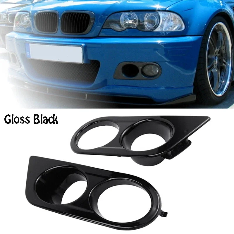 Фото Для BMW 3 серии E46 M3 2001-2006 51112695255: Двойная рамка противотуманной фары, нижняя сетка, передняя рамка противотуманной фары №1