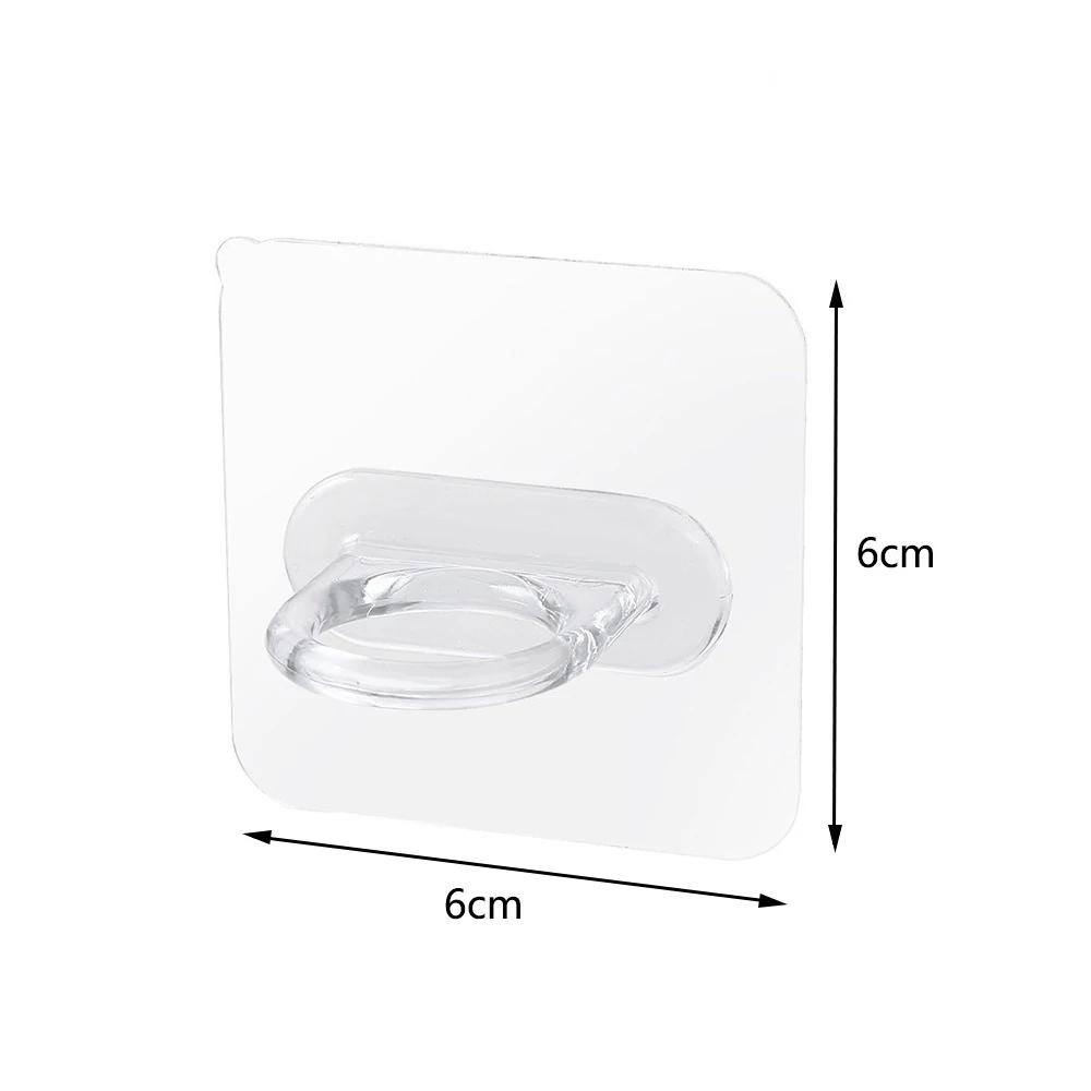 

80 шт. круглых самоклеящихся крючков из ПВХ