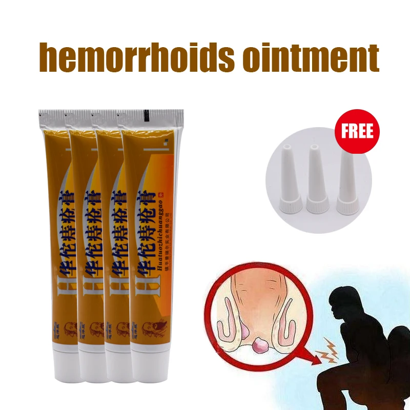 Hemorrhoid Ointment Treatment Internal External Hemorrhoids Cream Relieve Pain Anal Bleeding Swelling Balm Chinese Medicine