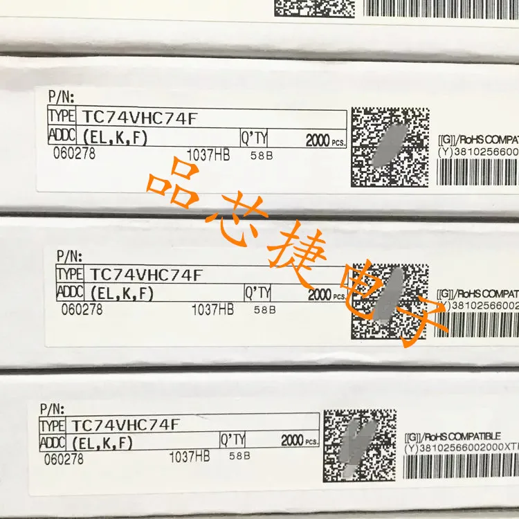 

10 шт. оригинальные новые шлепанцы TC74VHC74F с шелковым экраном VHC74 SOP14