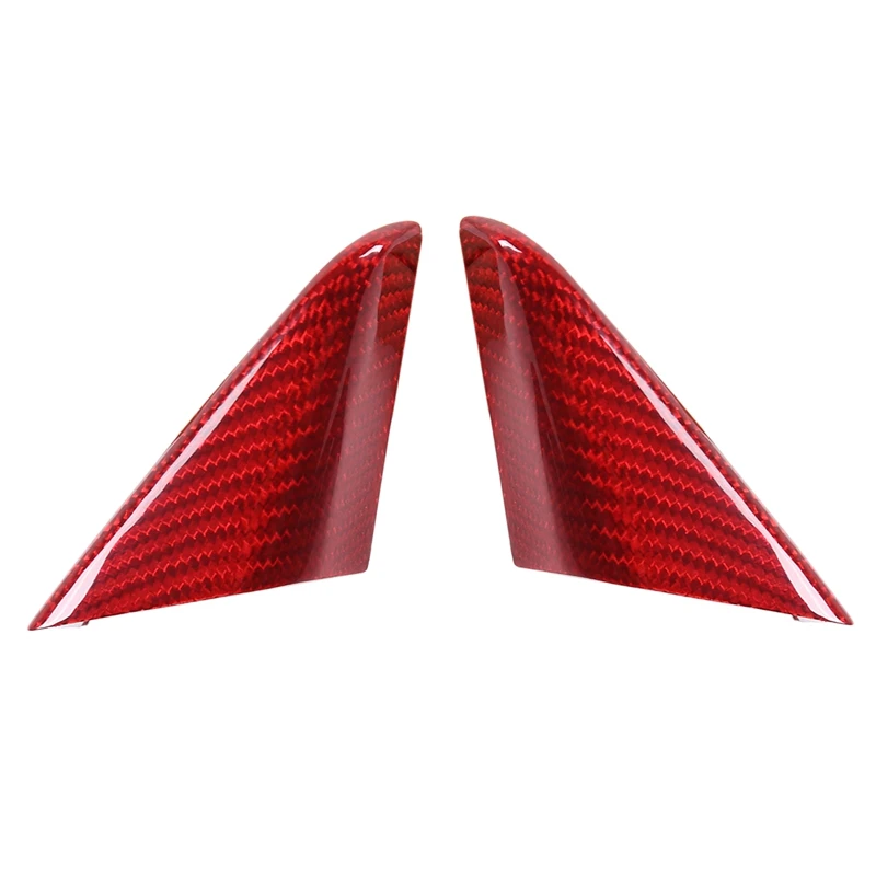 

Car Real Carbon Fiber Inner A Pillar Triangle Decoration Frame Cover Fit For-Porsche 718 (16-19)/911 (12-18)