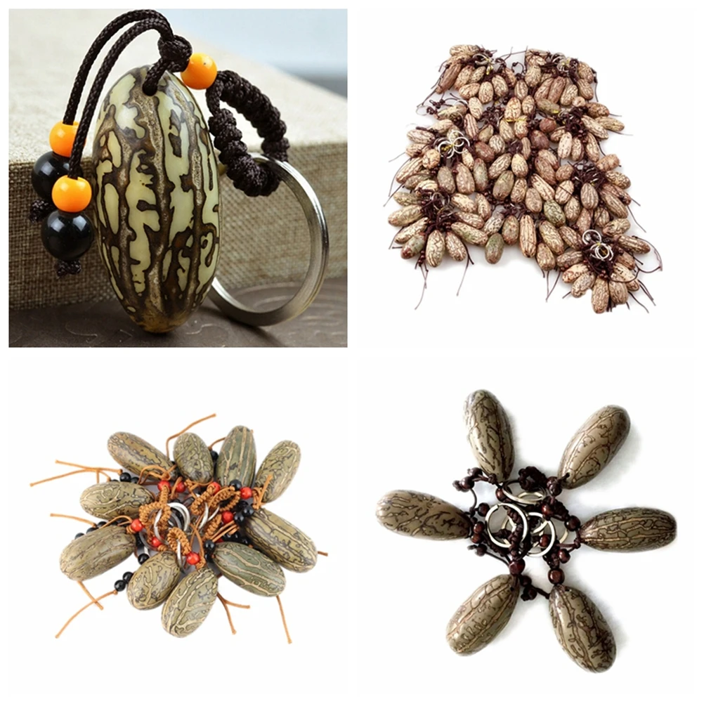 

JETTING Good Luck Bodhi Bodhi Car Ornaments Decoration One Thousand Bodhi Keychain Car Key Fob Natural Keychain