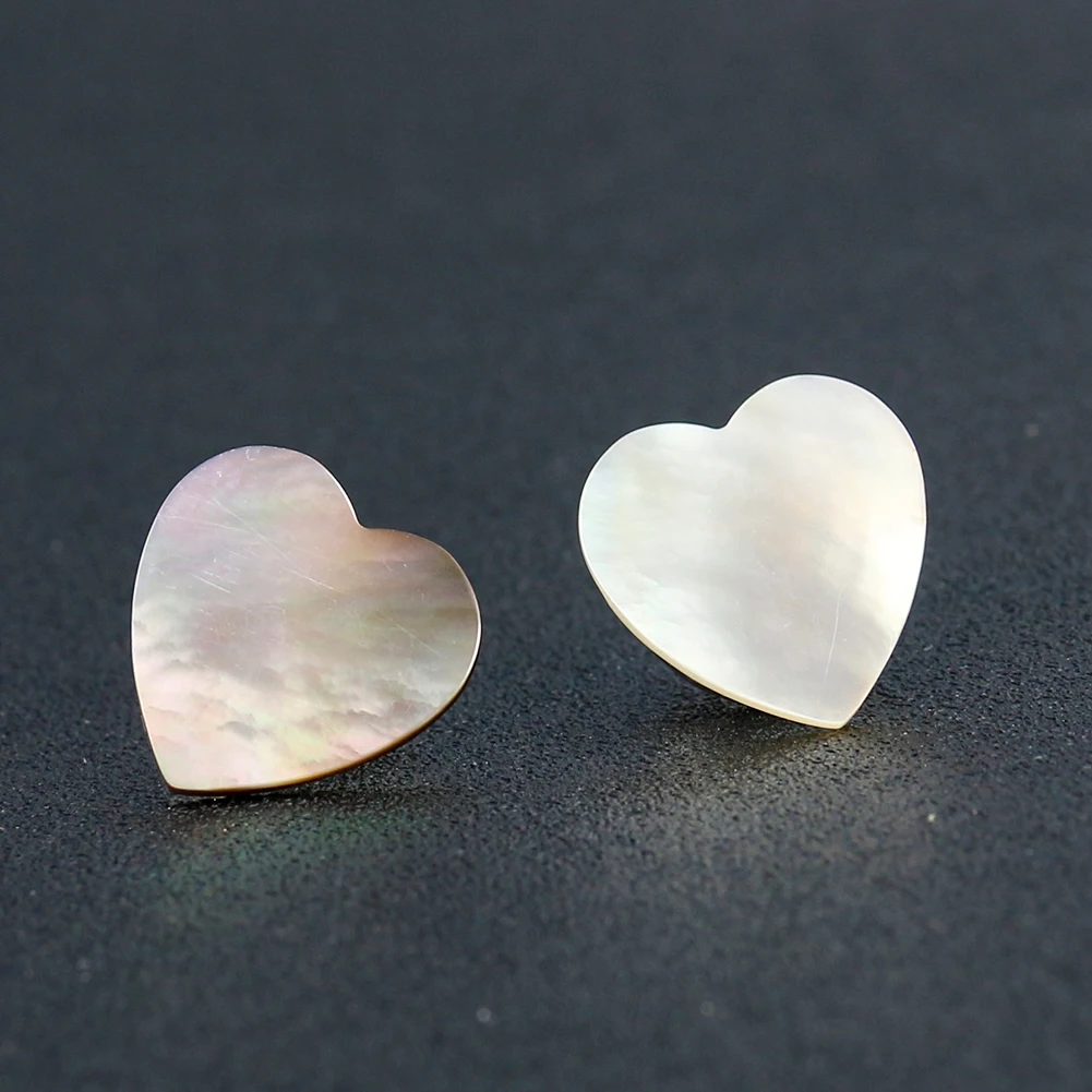 

Lovely Heart Brooch Badge Natural Mother of Pearl Shell No-sewing Combined Button Anti-glare Pin Jewelry Crafts Suit Shirt Decor