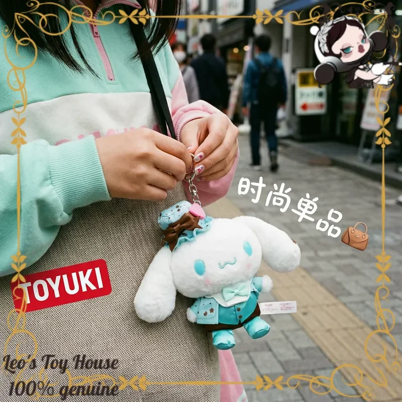 Фото Новинка: Модный сувенир-украшение Sanrio Cinnamoroll в стиле мятного шоколадного десерта, индивидуальный дизайн №5