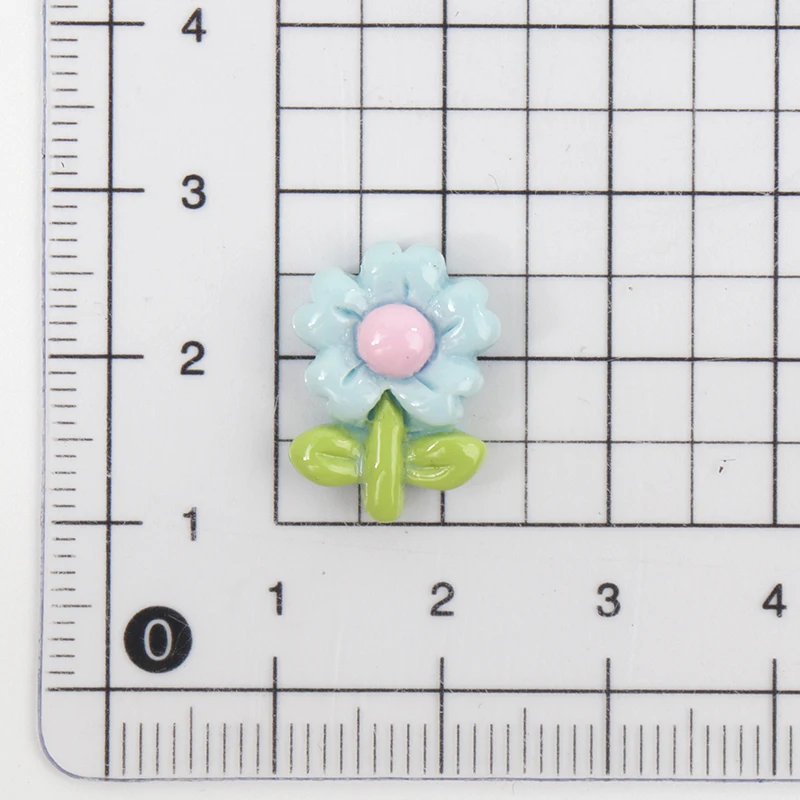 Мини-цветок для нейл-арта 30 шт. искусственная смола Шпилька волос материалы