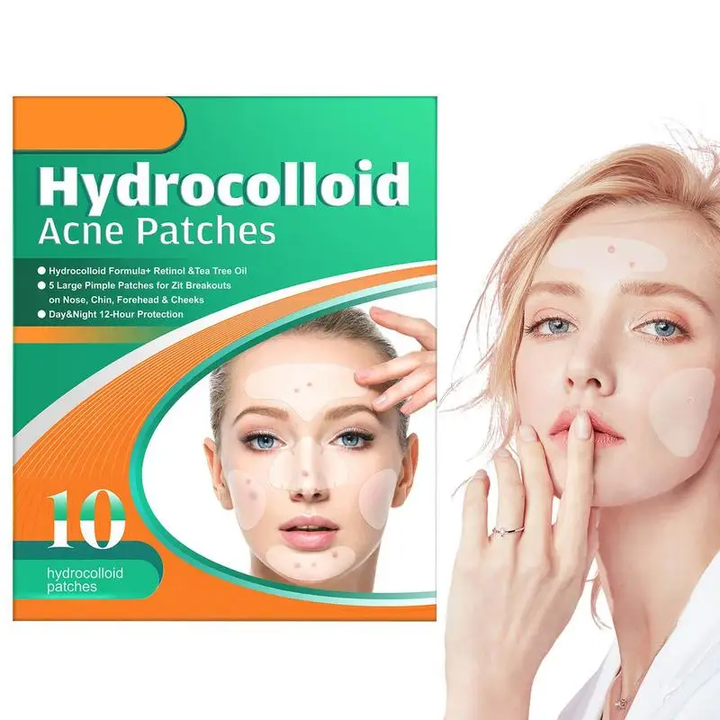 

Face Stickers For Zits 5 In 1 Gentle Hydrocolloid Stickers Face Absorbing Cover For Face Zit Patch Spot Dots Clear Pimple