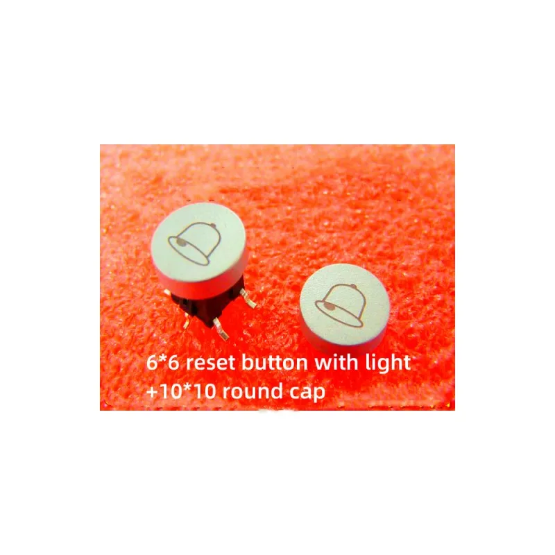 

Touch key switch 6X6 patch with light Touch key cap 10x10x16x6 micro key key cap