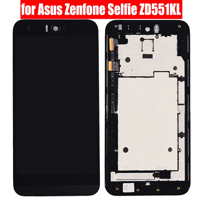 

Original 5.5" For Asus Zenfone Selfie ZD551KL LCD Display Matrix Z00UD Digitizer Assembly Touch Panel ZD551KL LCD Screen Frame