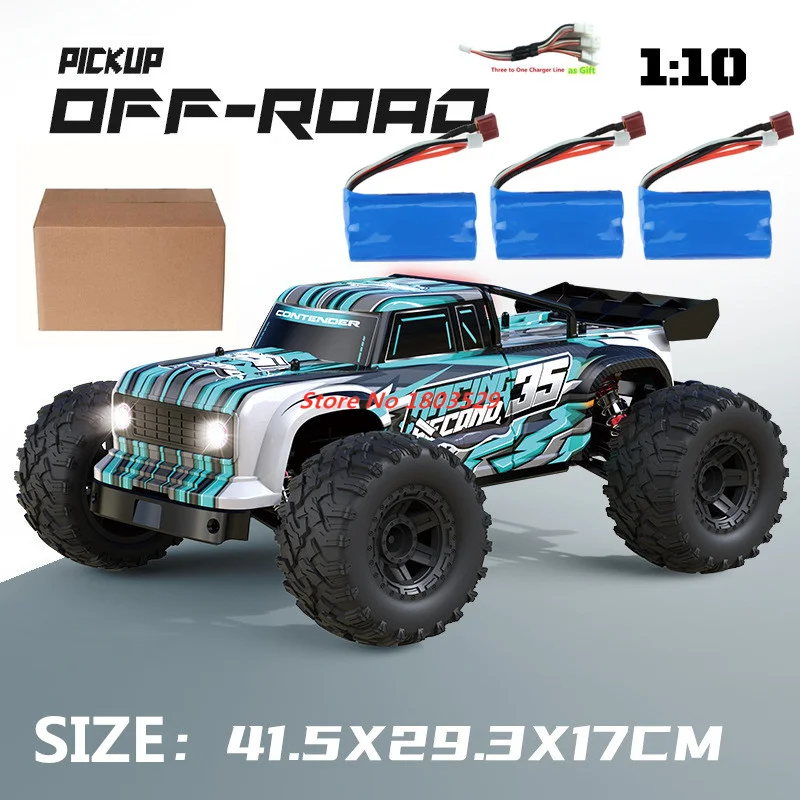 Обновленный высокоскоростной гоночный автомобиль на радиоуправлении 70 кмч 2,4 ГГц масштаб 1:10 полноприводный Радиоуправляемый грузовик 4WD амортизатор внедорожник игрушечный автомобиль (art.: 3920c6c8a16cd) - 3920c6c8a16cd