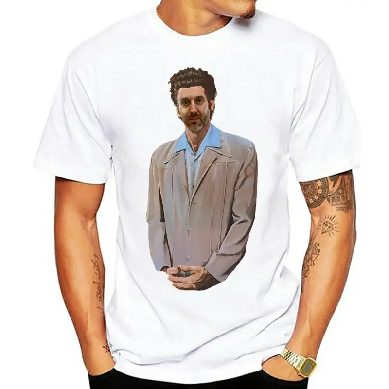 

Printed Clothing T Shirt Kramer Painting From Seinfeld Male Cotton Short Sleeve T Shirt Comfortable MenAwesome Shirt Designs