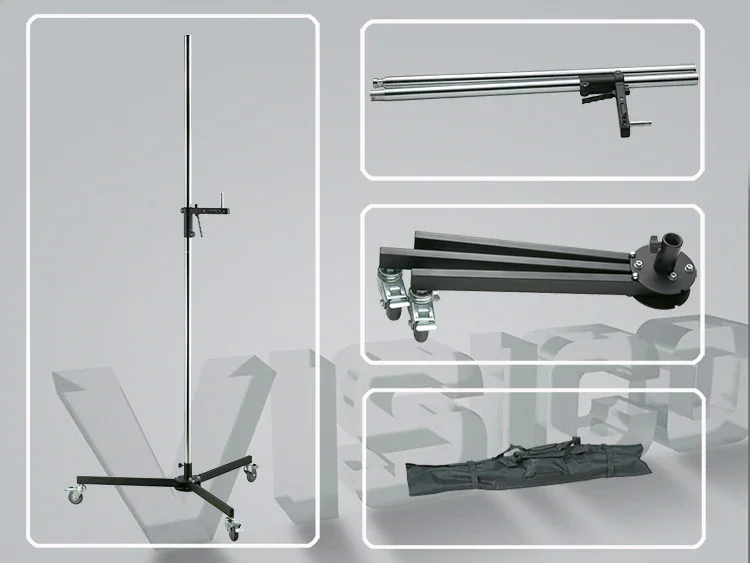 Легкий алюминиевый штатив с гибким раздвижным кронштейном в форме пистолета и