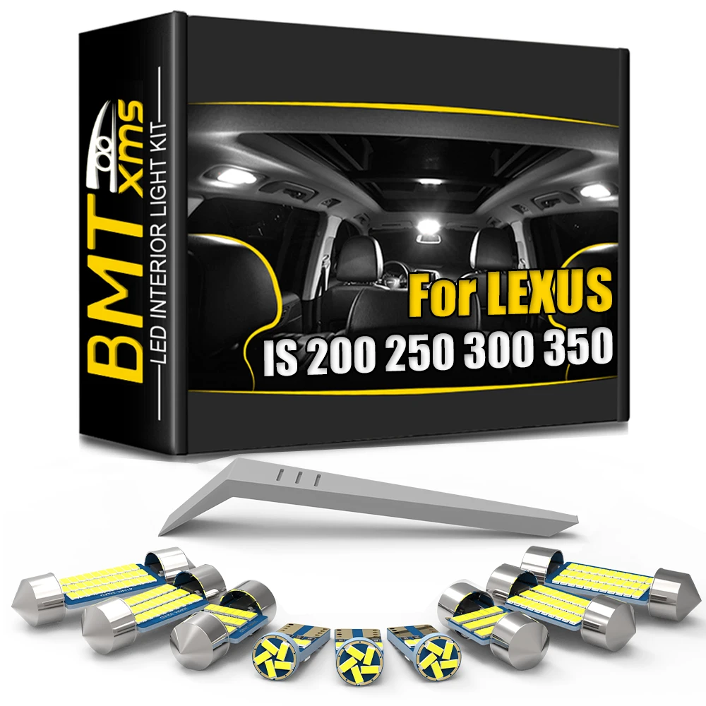 

BMTxms Canbus Vehicle LED Interior Light Lamp For Lexus IS 200 250 300 350 F 200t IS200 IS250 IS300 IS350 ISF IS200t 2001-2018