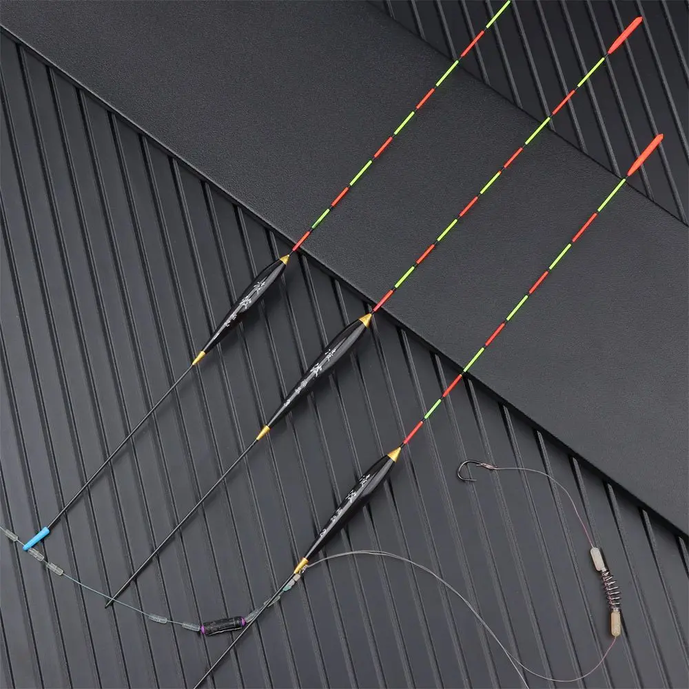 3 шт. рыболовный поплавок деревянный флуоресцентный высокой чувствительности