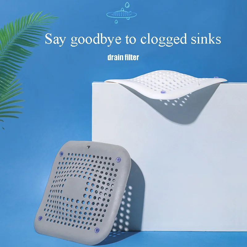 

Hair Filter Sink Anti-blocking Strainer Bathtub Shower Floor Drain Stopper Silicone Kitchen Deodorant Plug Bathroom Accessories