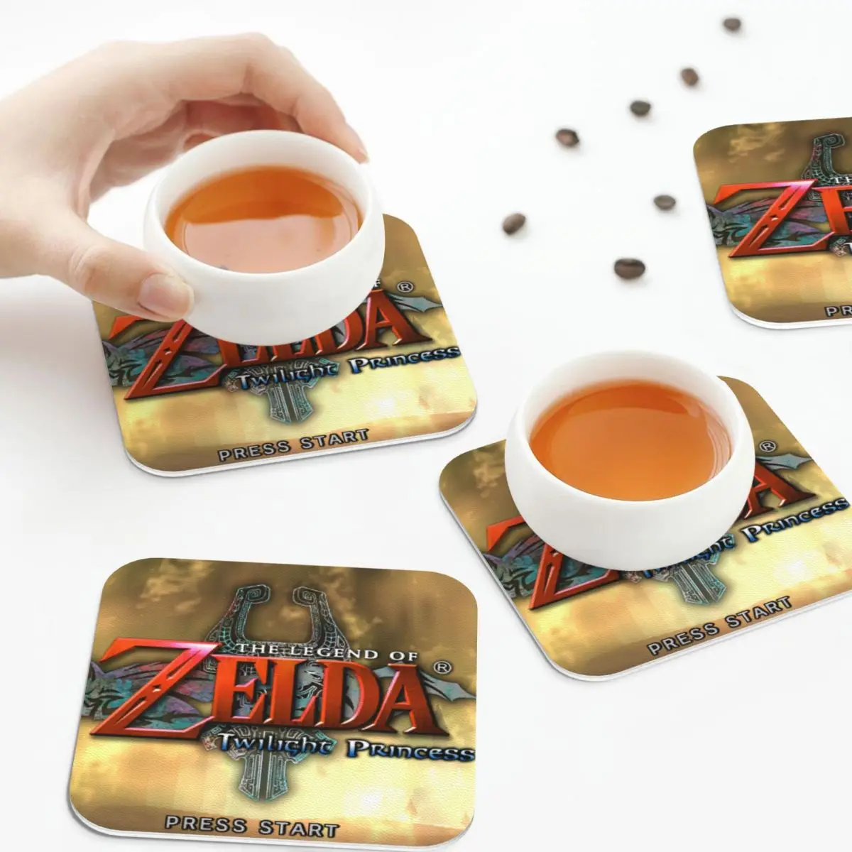 Подставки Legend Of Zeldas кухонные салфетки нескользящие изоляционные коврики для