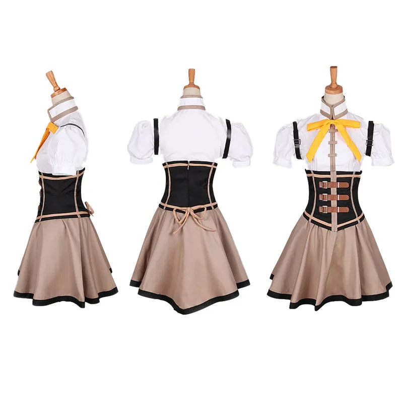 

Аниме Puella Magi Madoka Magica Косплей Tomoe Mami Косплей Костюм Хэллоуин