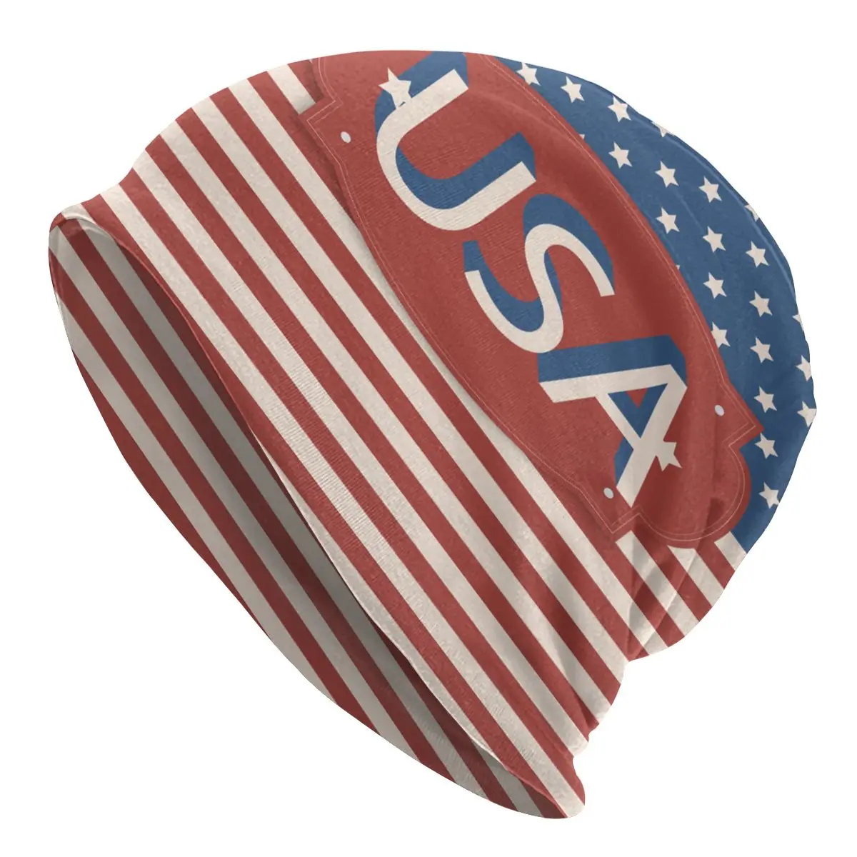 Bonnet Hat for Men And Women USA Flag 