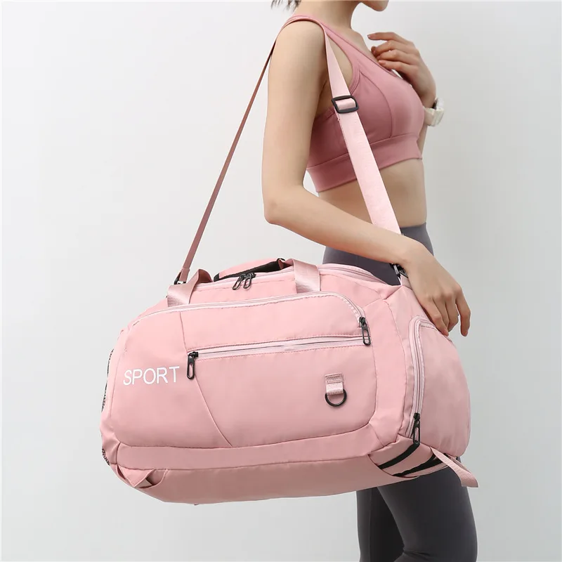 New Fitness Gym Bag Large Capacity Travel Backpack Women Shoulder Bags Outdoor Yoga Bag Luggage Bag Crossbody Dry Wet Backpacks
